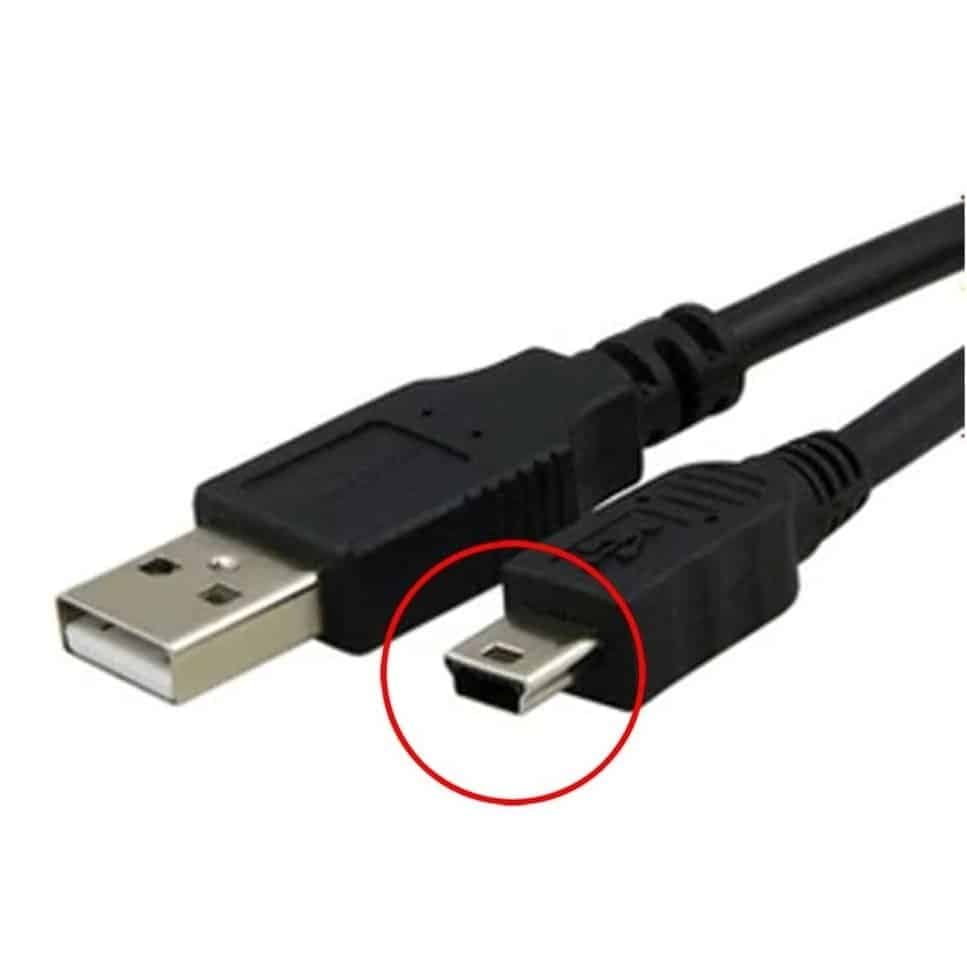 کابل تبدیل USB به Mini USB مدل m به طول0.8 متر