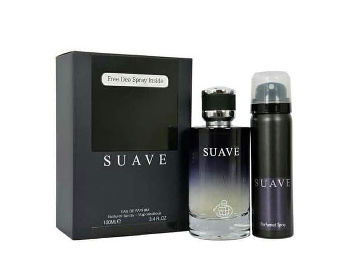 ادو پرفیوم مردانه Fragrance World Suave حجم 100 میلی لیتر به همراه اسپری — تصویر ۳