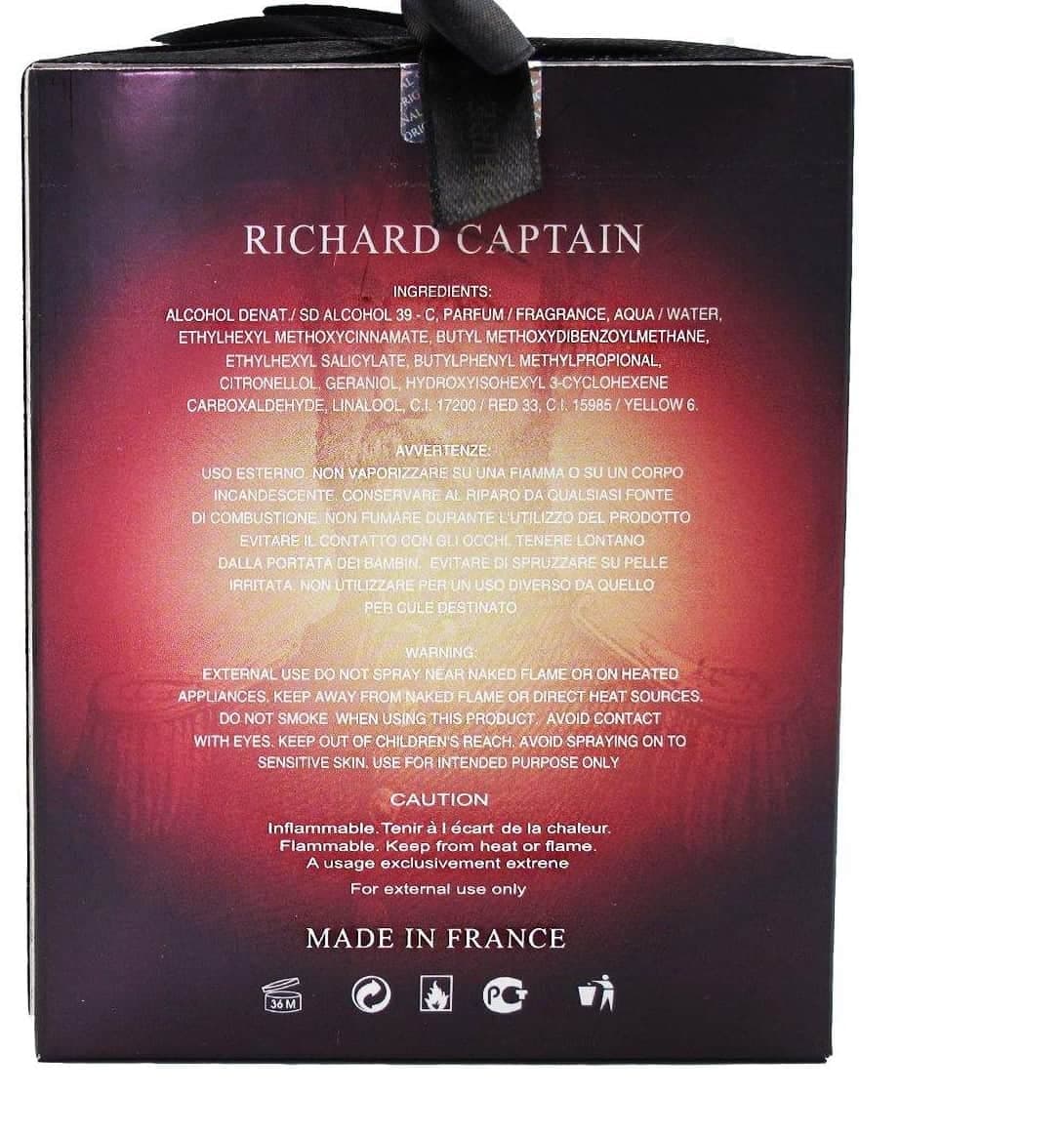 ادو پرفیوم مردانه Captain Black Richard حجم 100 میلی لیتر — تصویر ۳