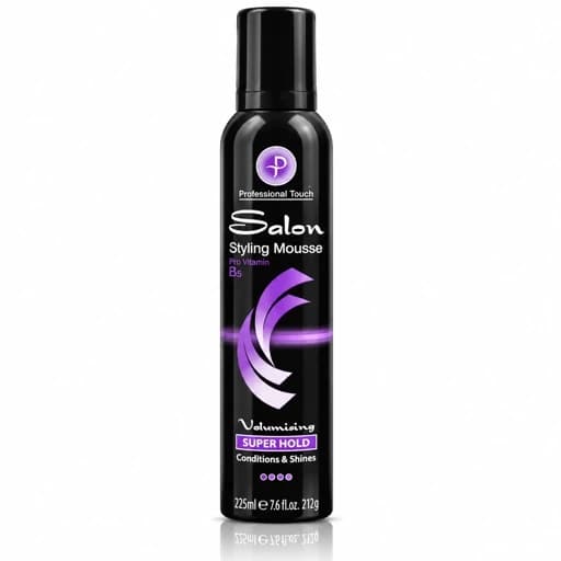 موس حالت دهنده و حجم دهنده مو پروفشنال تاچ مدل Salon Super Hold (حجم 225 میلیلیتر) حالت دهنده عالی و حجم دهنده مو