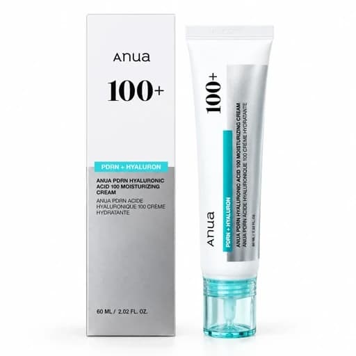 کرم مرطوبکننده PDRN هیالورونیک اسید 100 آنوا اورجینال به ضمانت حجم 60 میل | Anua PDRN Hyaluronic Acid 100 Moisturizing