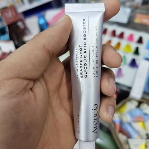 کرم مرطوب کننده و بوستر اسید گلیکولیک آرنسیا اورجینال Arencia Eraser Shot Glycolic Acid Booster 30 ml درمان کدری و جوش — تصویر ۶