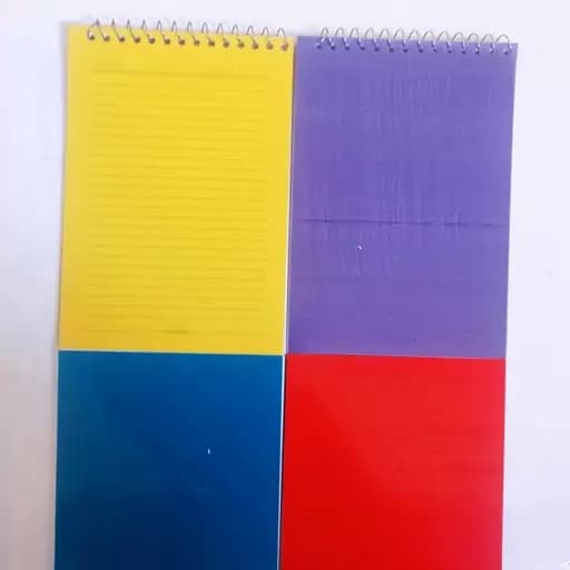 دفترچه یادداشت سیمی طلقی بزرگ