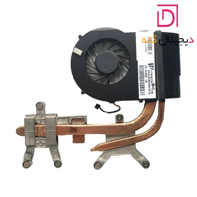 فن پردازنده لپ تاپ اچ پی همراه هیت سینک مدل Pavilion dv6 3190ee — تصویر ۲
