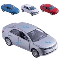 اسباب بازی - ماکت ماشین - کیا سراتو - Kia Cerato - فلزی - عقبکش، موزیکال، چراغدار - دربهای جلو بازشو — تصویر ۵