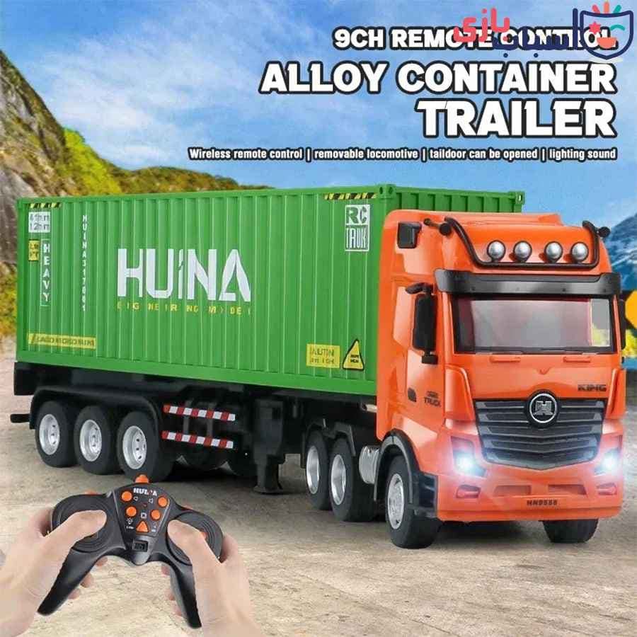 کنترلی Huina تریلی کانتینر دار 1317 — تصویر ۵