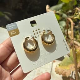 گوشواره آبکاری طلا برند six — تصویر ۲