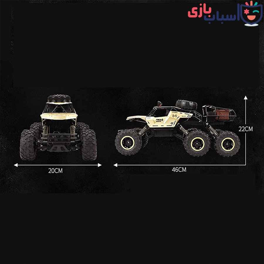 اسباب بازی ماشین کنترلی آفرود Crawler شش چرخ 2089 — تصویر ۷