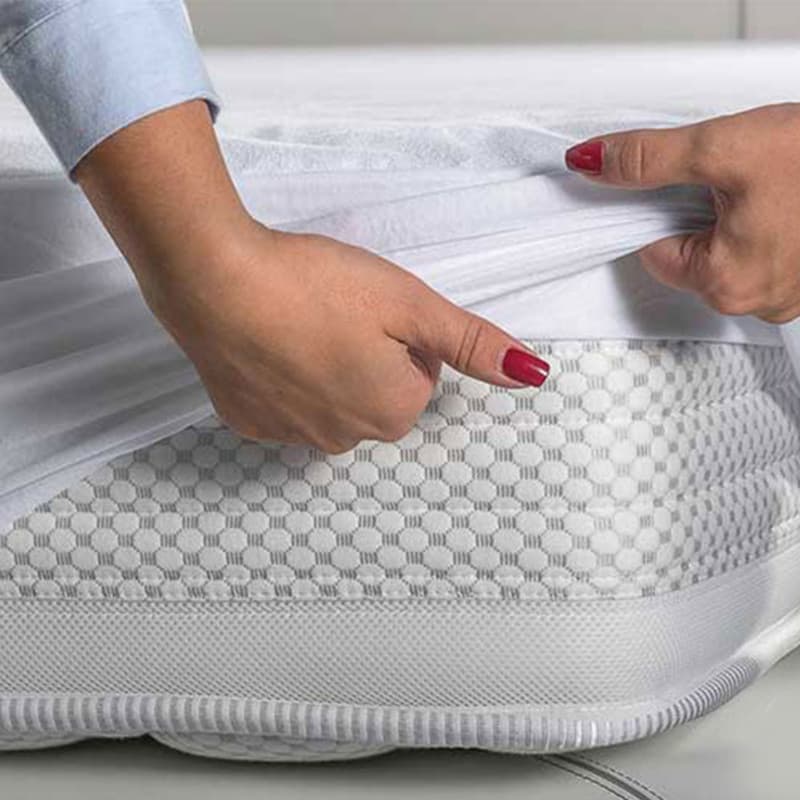 محافظ تشک نیکیا مدل ضد آب دو نفره سایز 140×200 سانتی متر — تصویر ۸