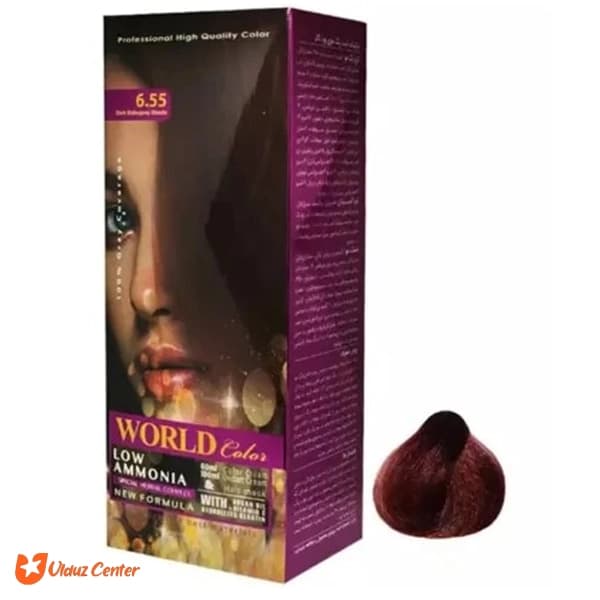 کیت رنگ موی ورد کالر کد Ma6.55 بلوند ماهگونی تیره 60 میلی