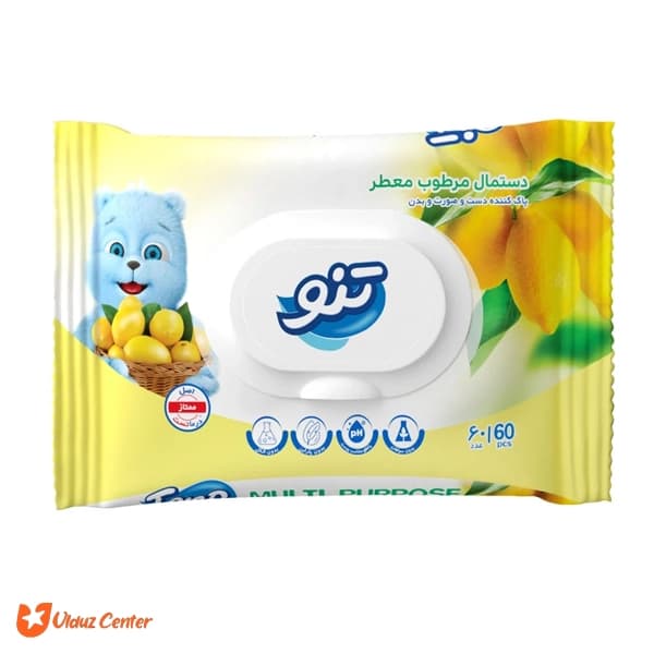 دستمال مرطوب تنو 60 عددی