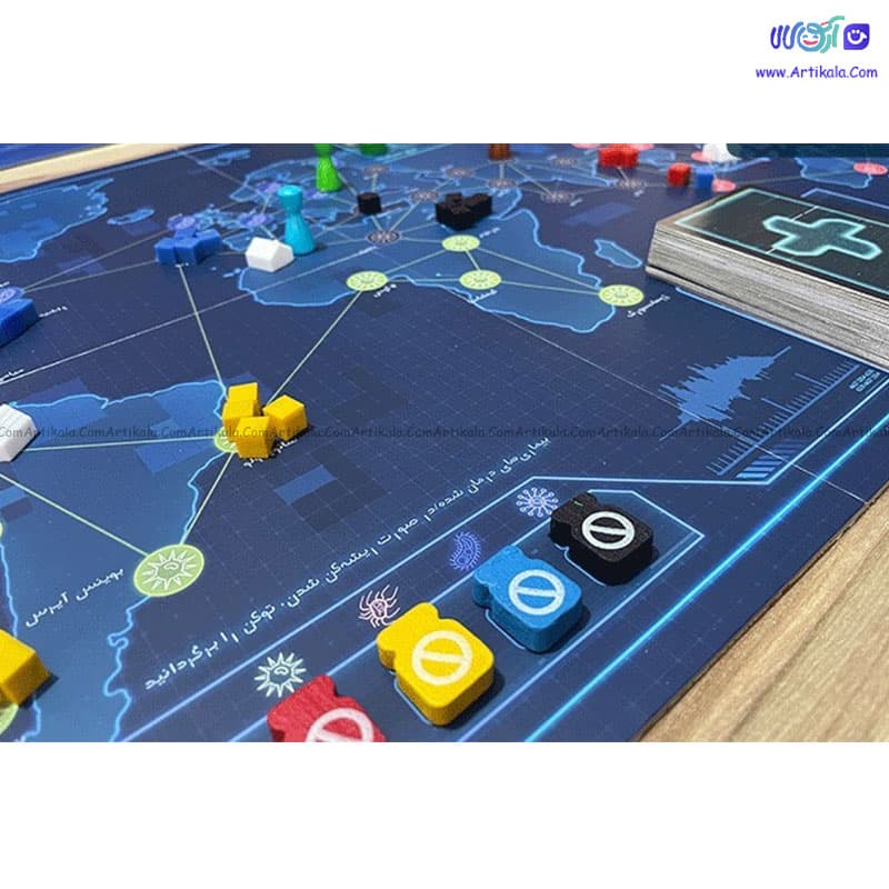 بازی فکری پندمیک (PANDEMIC) مایا گیمز — تصویر ۳