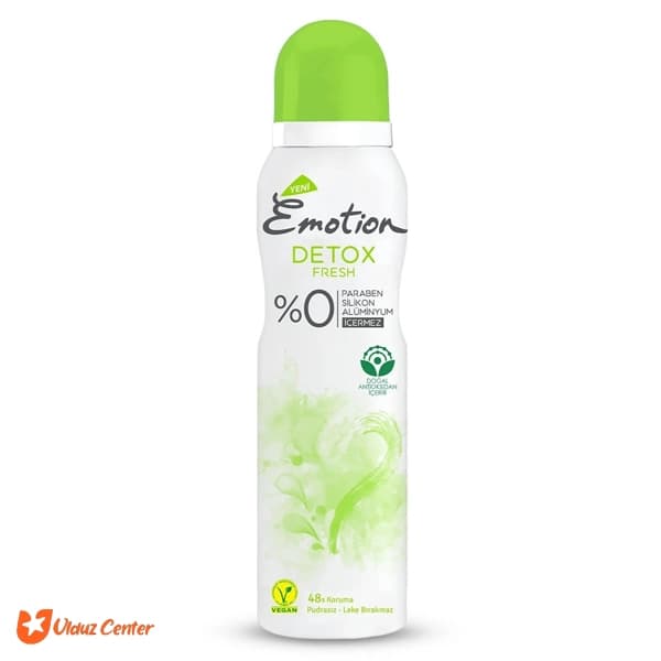 اسپری ضد تعریق زنانه Emotion مدل Detox Fresh حجم 150 میل