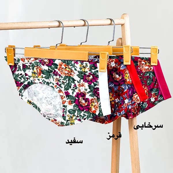 شورت گلدار رنگی — تصویر ۷