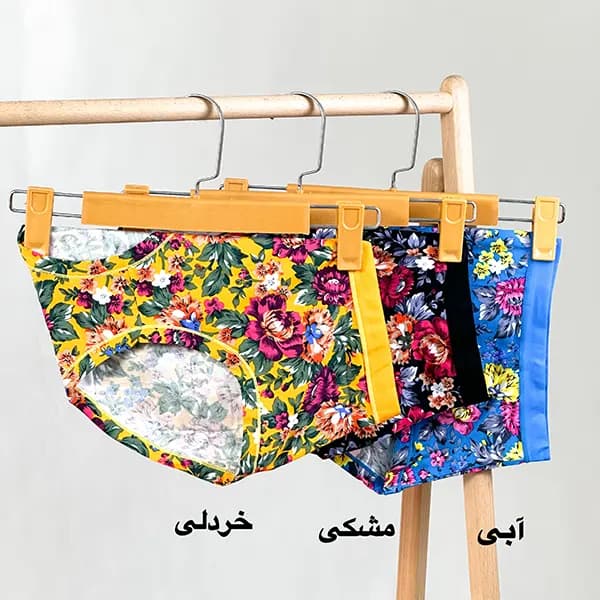 شورت گلدار رنگی — تصویر ۲