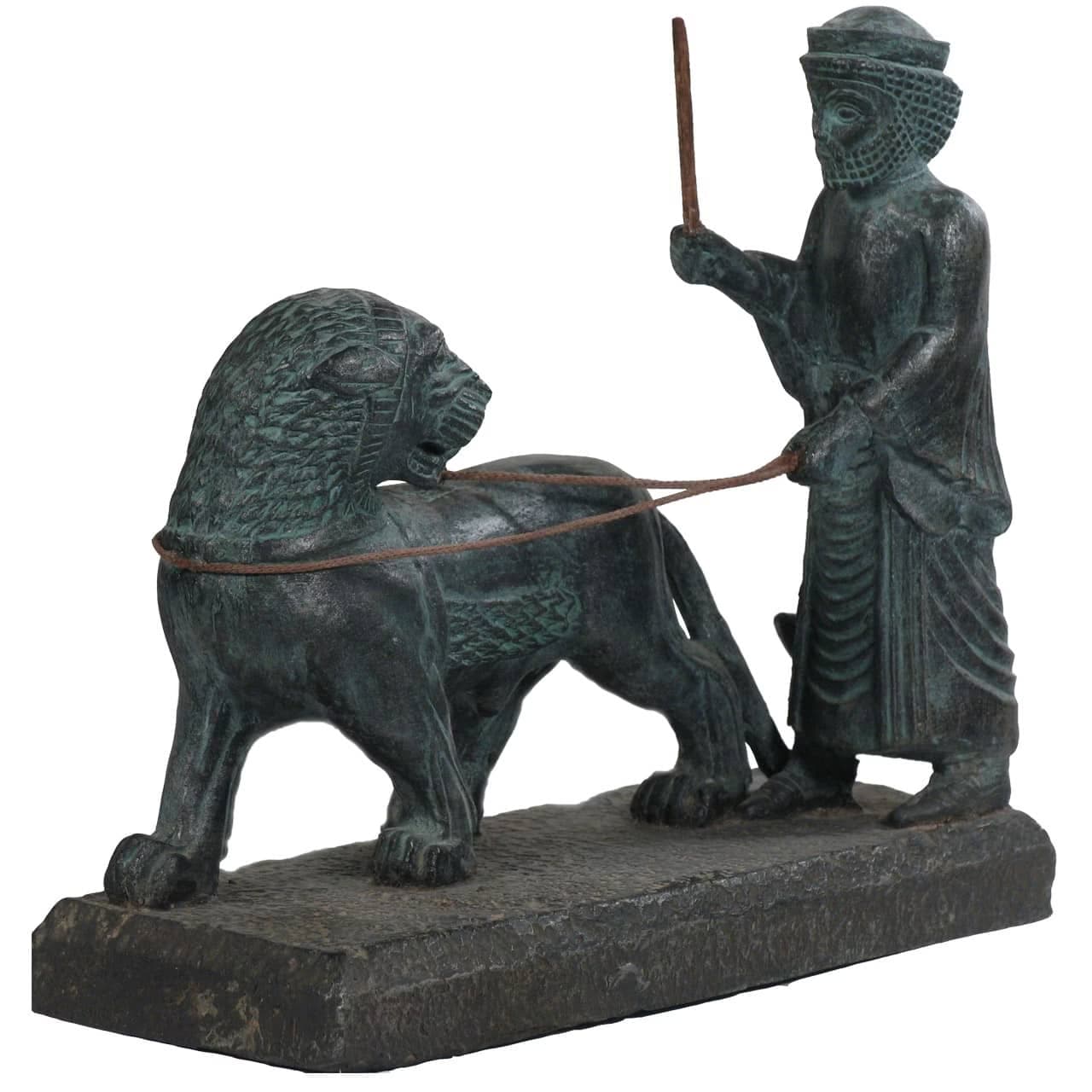 مجسمه هدیه آور شیر حجمی کد MO2380