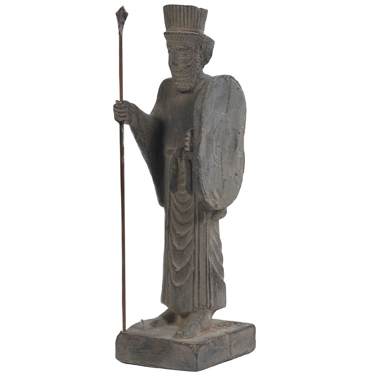 مجسمه سرباز نیزه دار پارسی کد MO2250 سایز کوچک