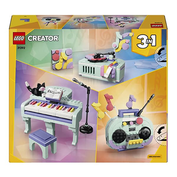 لگو سری کریتور 3 در 1 مدل Musical Decor Cat Piano کد 31392 — تصویر ۳
