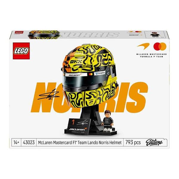 لگو سری ادیشنز مدل McLaren Mastercard F1 Team Lando Norris Helmet کد 43023 — تصویر ۲