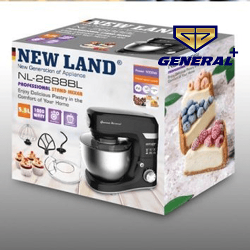 همزن صنعتی نیولند مدل NL-2688BL ظرفیت ۵.۵ لیتر