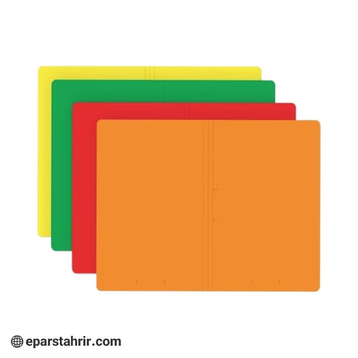 پوشه روغنی تک رنگ 300 گرم (بسته 100 عددی) — تصویر ۳