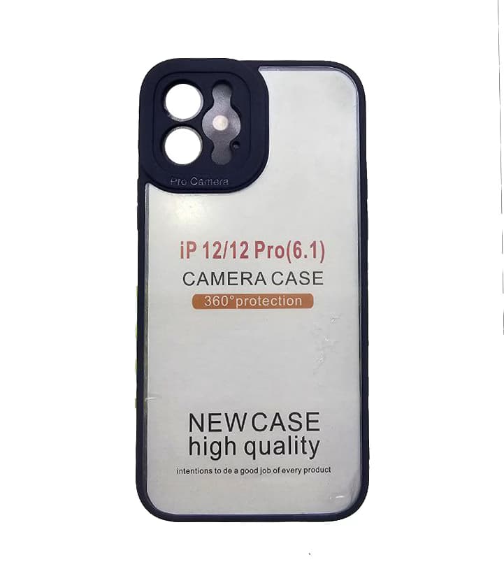 قاب گوشی پشت شفاف محافظ لنزدار اپل iPhone 12 Pro – طرح 1059