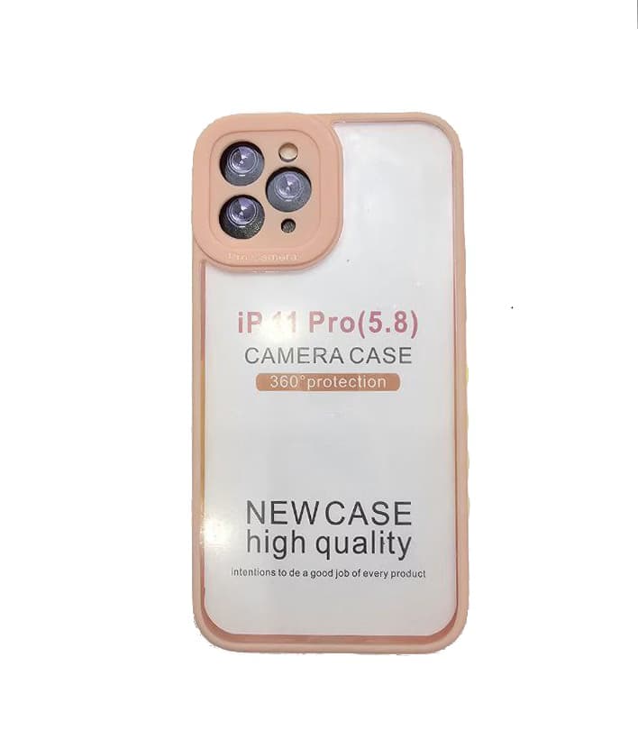 قاب گوشی پشت شفاف محافظ لنزدار اپل iPhone 11 Pro – طرح 1047