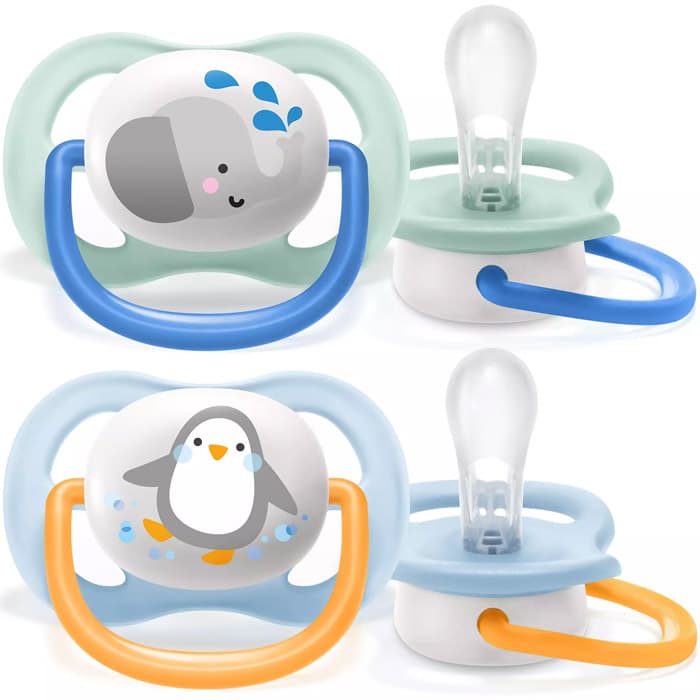 پستانک دو عددی ultra air Animals (0-6 ماه) فیلیپس اونت — تصویر ۳