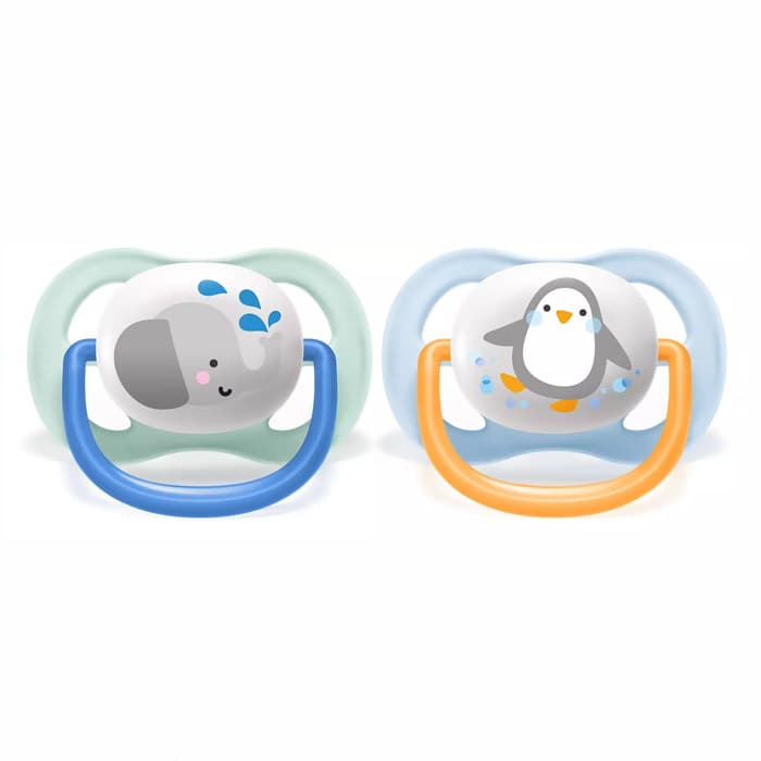 پستانک دو عددی ultra air Animals (0-6 ماه) فیلیپس اونت