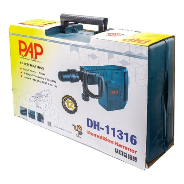 چکش تخریب پی ای پی 11 کیلویی مدل DH-11316 PAP Demolition Hammer DH-11316 — تصویر ۷