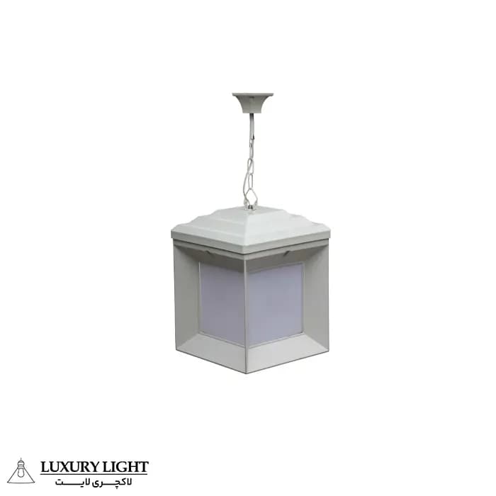 چراغ محوطه ای آویز پلاستیکی سپهر (پلی کربنات اصلی 3 سال ضمانت) — تصویر ۳