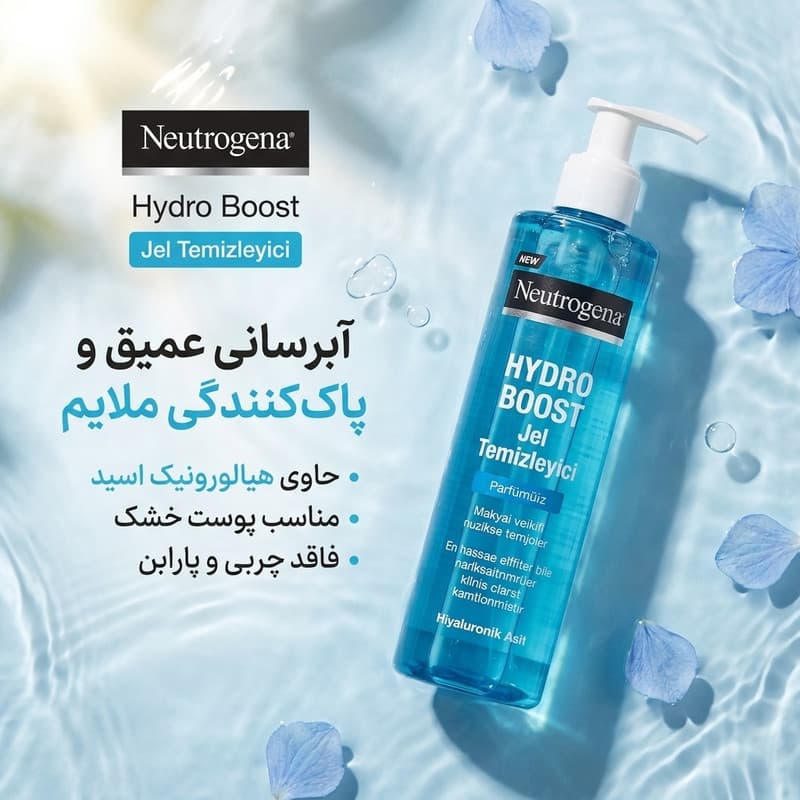 واتر ژل شوینده هیدروبوست صورت (اورجینال) — تصویر ۲