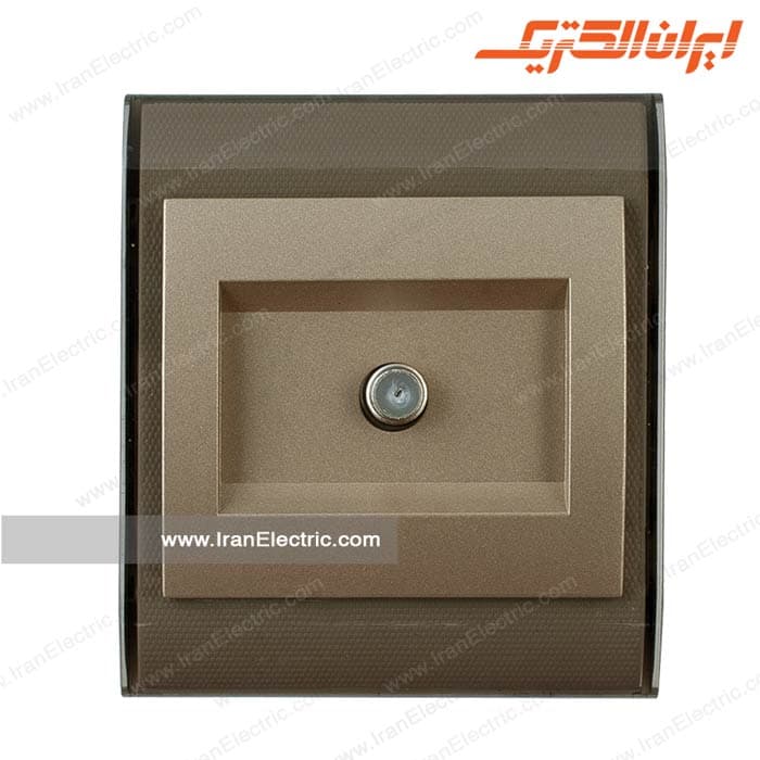 پریز آنتن SAT ایران قهوه ای بژ