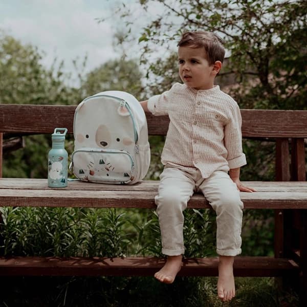 قمقمه استیل 500 میل ساسی Sassi طرح خرس — تصویر ۴