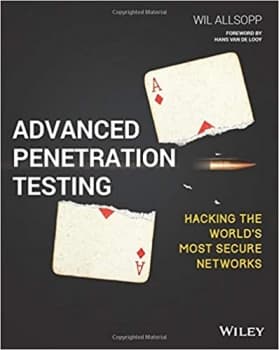 جلد سخت سیاه و سفید_کتاب Advanced Penetration Testing: Hacking the World’s Most Secure Networks