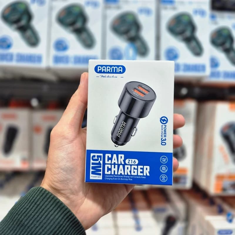 شارژر فندکی پارما PARMA Z16 51W — تصویر ۲