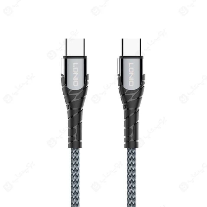 کابل شارژ دو سر تایپ سی 65W الدینیو LDNIO LC101 C-C Fast Charging 65W Cable — تصویر ۴