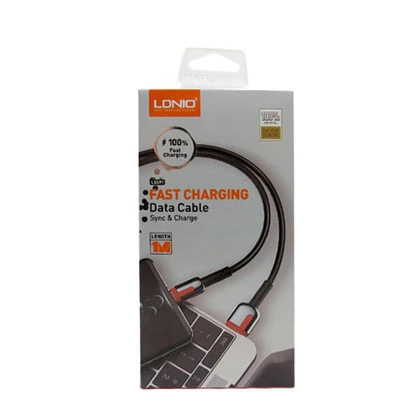 کابل شارژ آیفون USB به لایتنینگ الدینیو LDNIO LS591 Lightning Fast Charging Cable