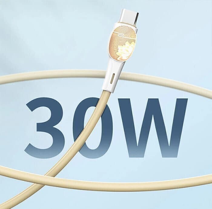کابل شارژ تایپ سی 30 وات الدینیو LDNIO LS831 Type-c Fast Charging Cable — تصویر ۵