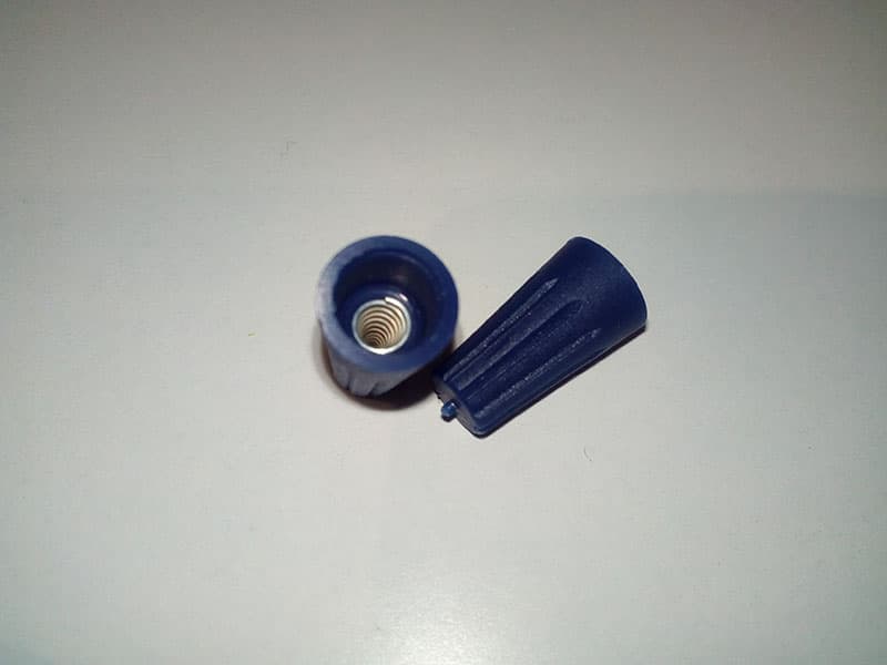 کانکتور پیچی سایز SP2 رنگ آبی بسته 100 عددی — تصویر ۳