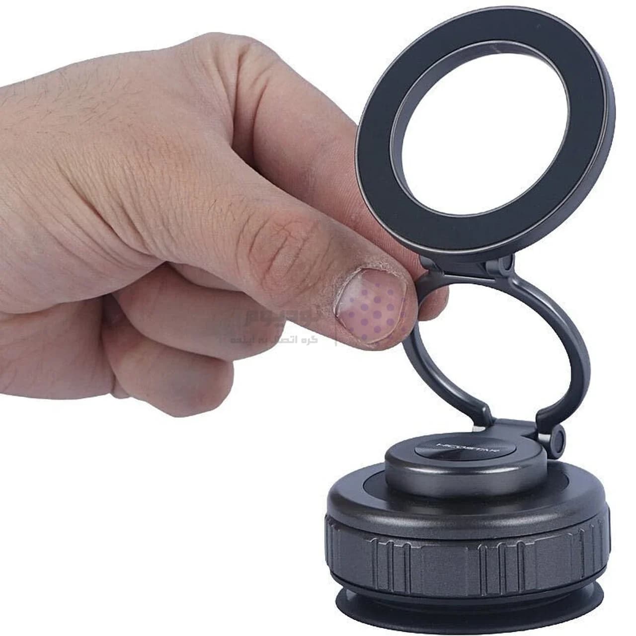 هولدر گوشی موبایل وکیومی مگنتی Hicostar مدل H820 – خاکستری — تصویر ۵