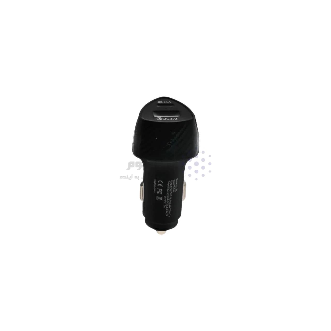 شارژر فندکی PD و فست دو پورت مدل CC-84 45W – مشکی – DST (گارانتی شش ماهه) — تصویر ۲