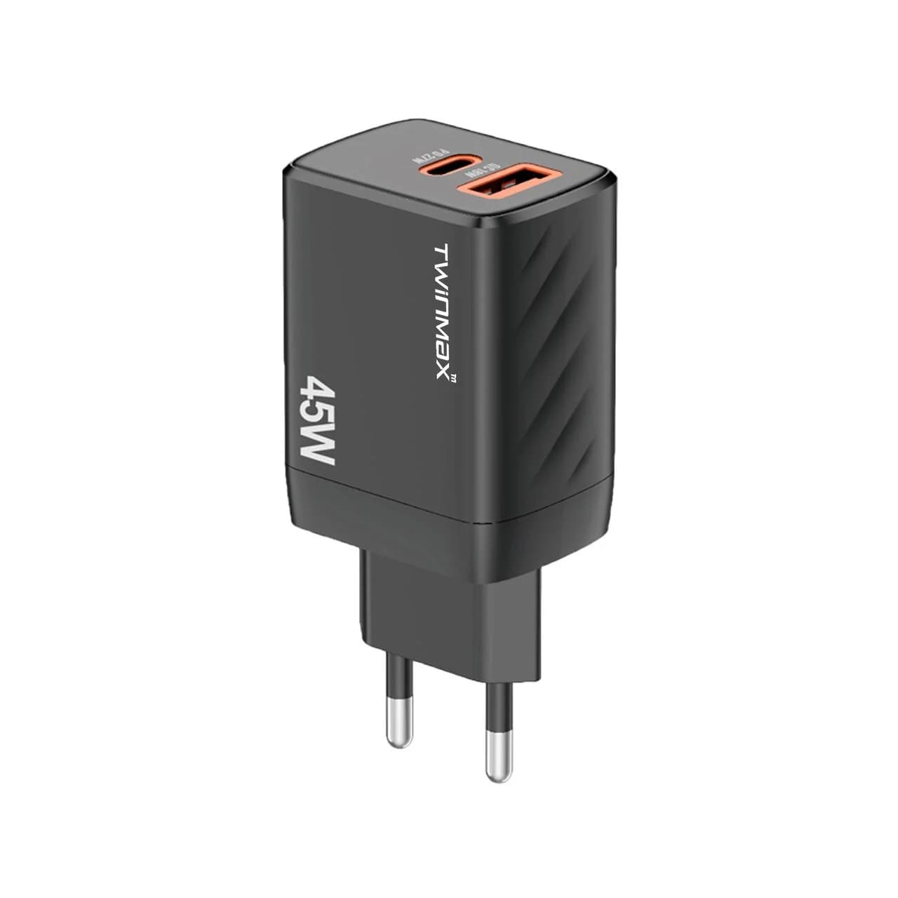 شارژر دیواری PD و فست دو پورت Max مدل MX-26 45W – مشکی