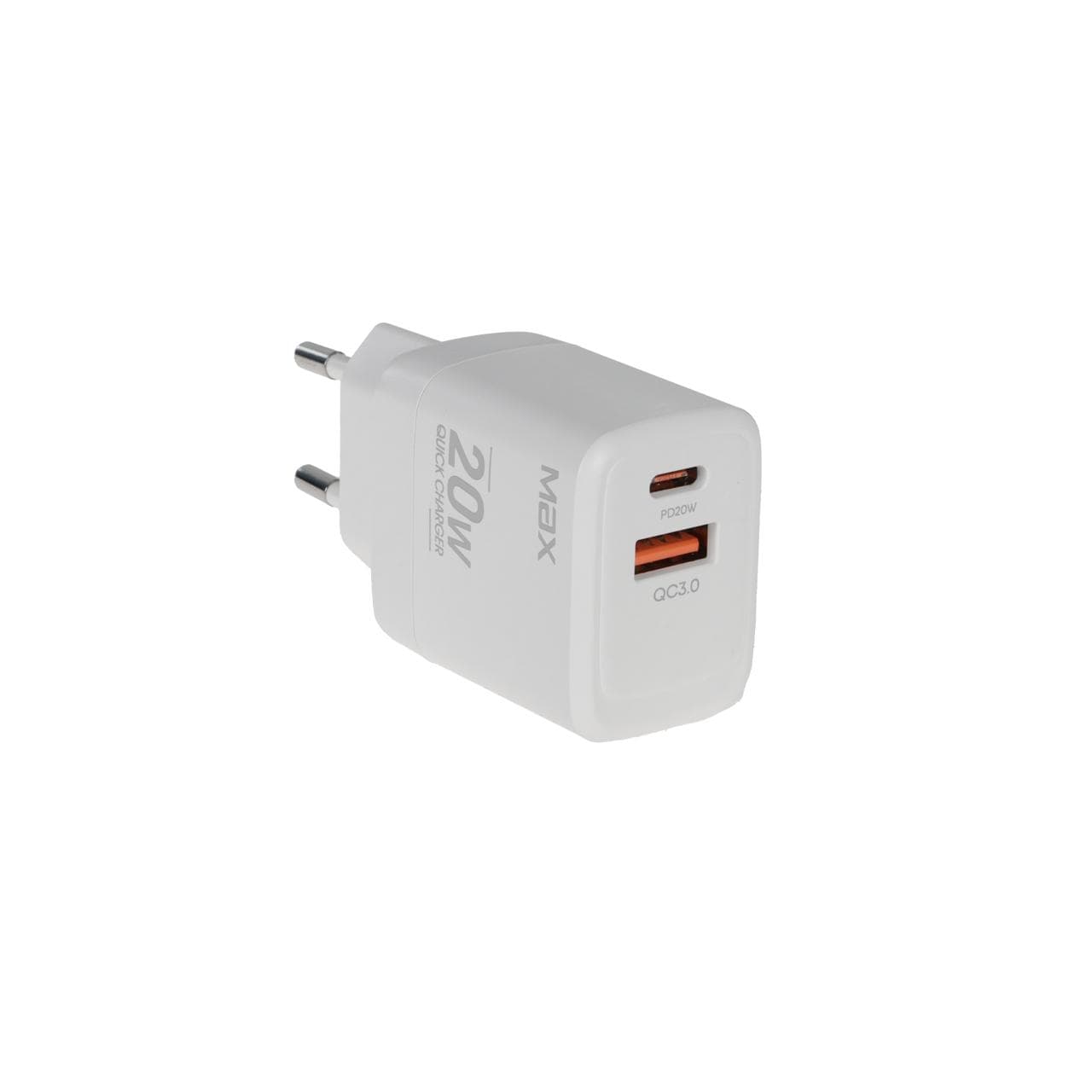 شارژر دیواری PD و فست دو پورت Max مدل X2 20W – سفید — تصویر ۷