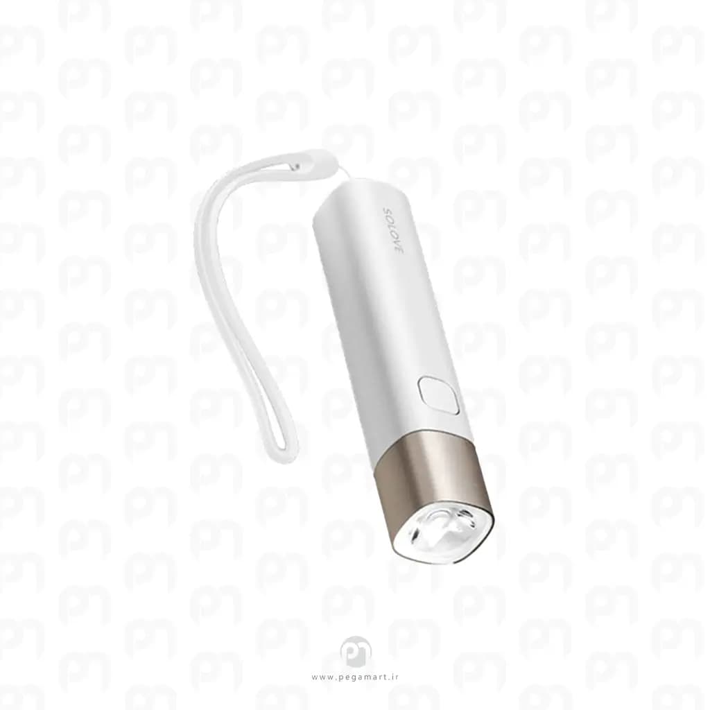 چراغ قوه پاور بانک 3000 میلی آمپر شیائومی مدل Xiaomi SOLOVE X3S Flashlight