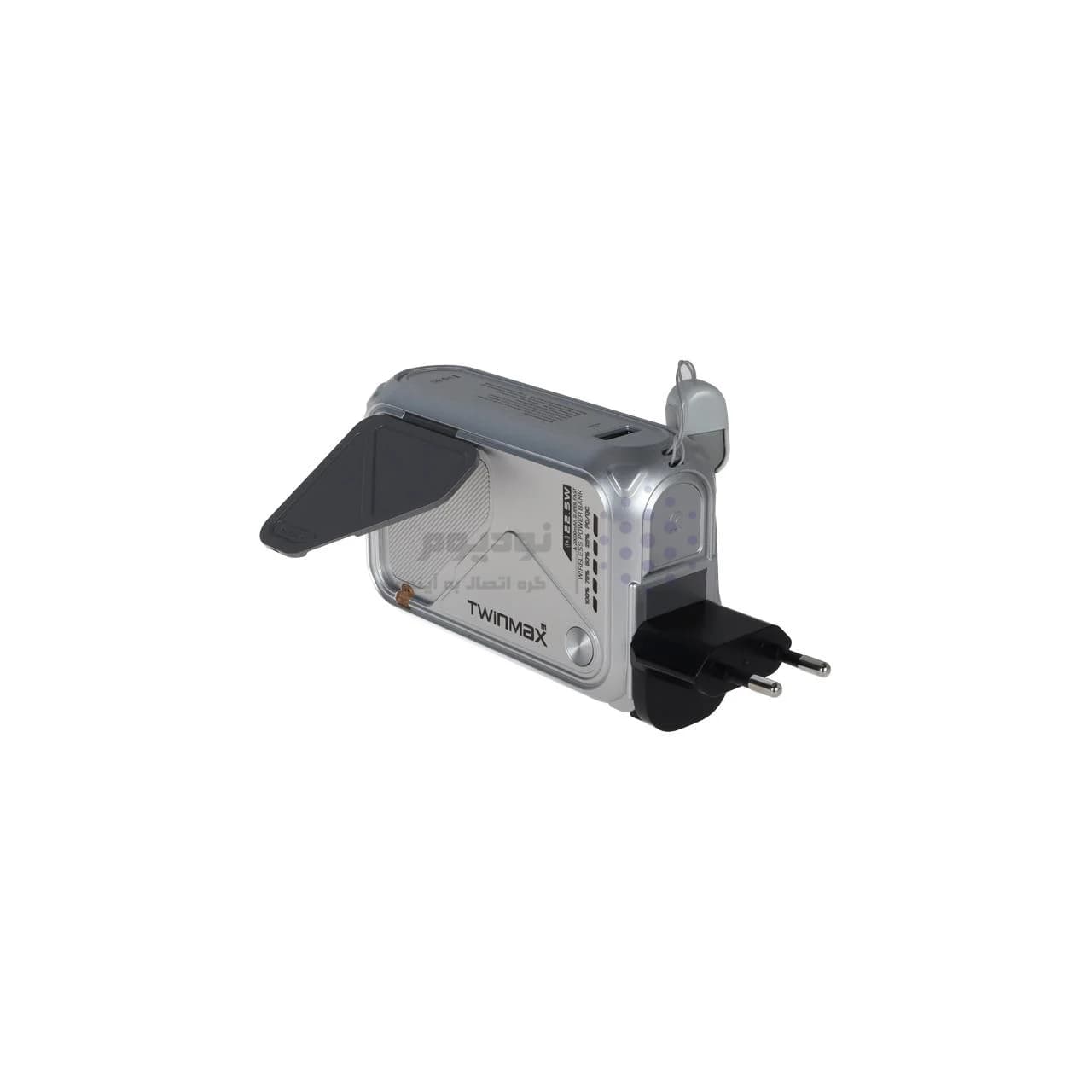 پاوربانک PD و فست شارژ TwinMax 20000mAh مدل MZ-18 22.5W – نقره ای — تصویر ۶