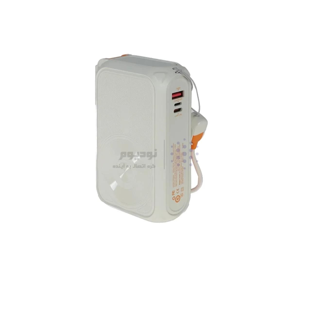 پاوربانک PD و فست شارژ TwinMax 20000mAh مدل MZ-18 22.5W – سفید — تصویر ۴