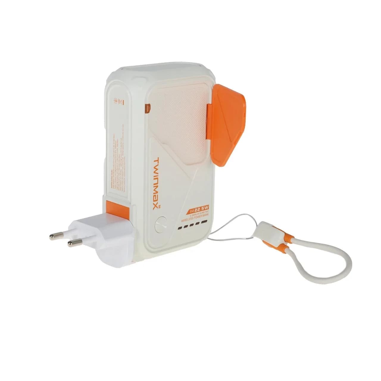 پاوربانک PD و فست شارژ TwinMax 20000mAh مدل MZ-18 22.5W – سفید