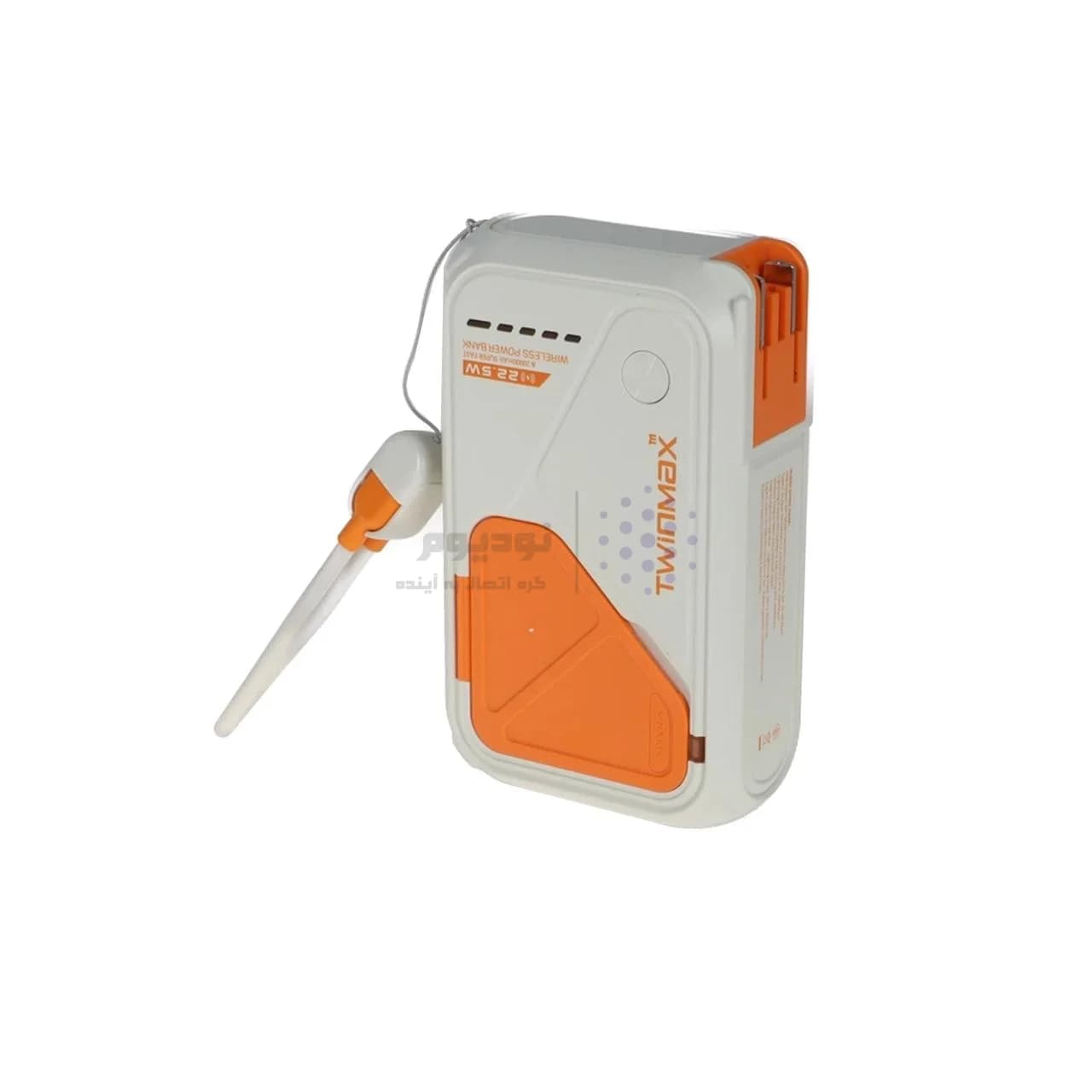 پاوربانک PD و فست شارژ TwinMax 20000mAh مدل MZ-18 22.5W – سفید — تصویر ۳