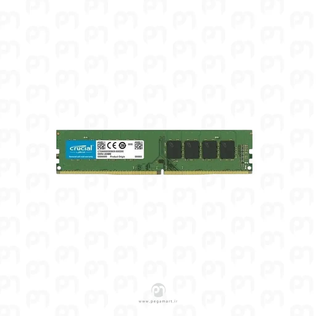 رم کامپیوتر کروشیال مدل UDIMM فرکانس 3200 مگاهرتز DDR4 حافظه 16 گیگابایت با گارانتی